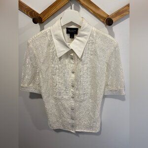 🌟 ST. JOHN COUTURE Blouse- Size 12